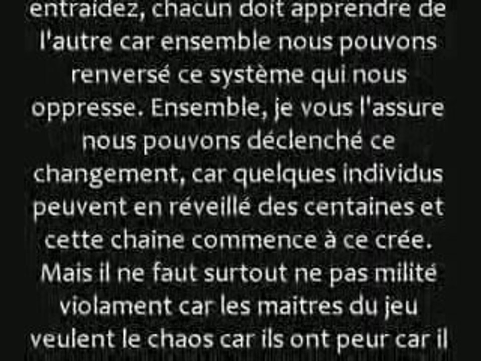 Message pour tous les chercheurs de vérité