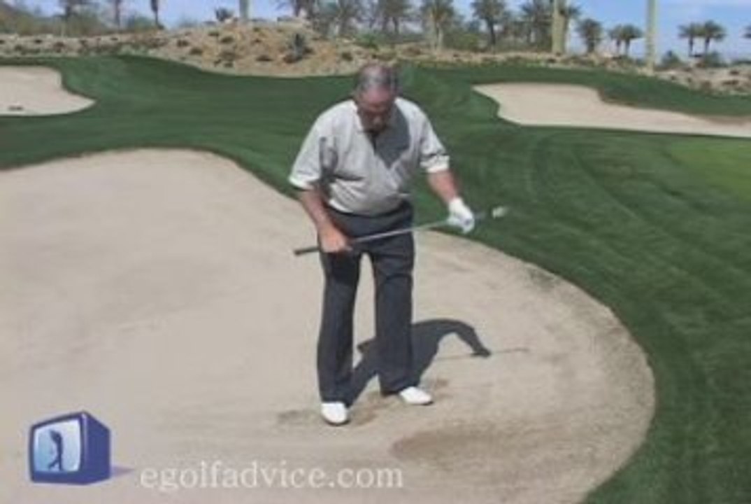 Standard Bunker Shot golf lessons