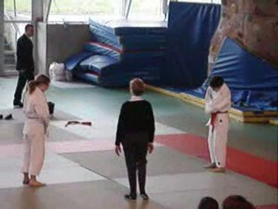 JudoChloé Championnat dept benjamine  29/03/09