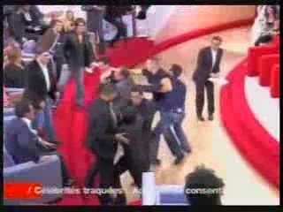 DELARUE   BAGARRE  en pleine emission!