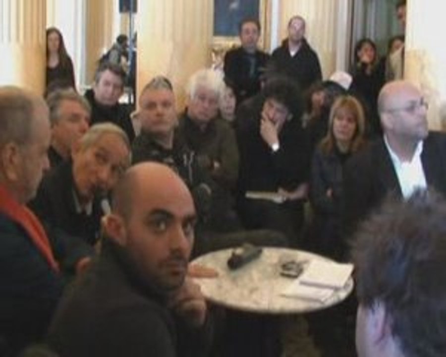 Les artistes défendent l'Hadopi à l'Odéon - 3
