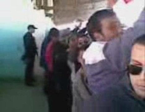 bondrole des ultras verde leone lors du match (rck0-2mca)