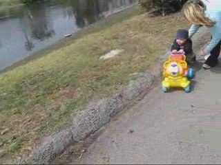 Nathan Using Walker, Playa Del Rey, CA, March 29, 2009