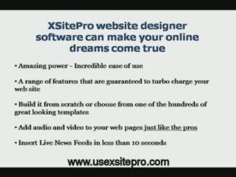 Easiest Way to Create Professional Quality Web Sites!