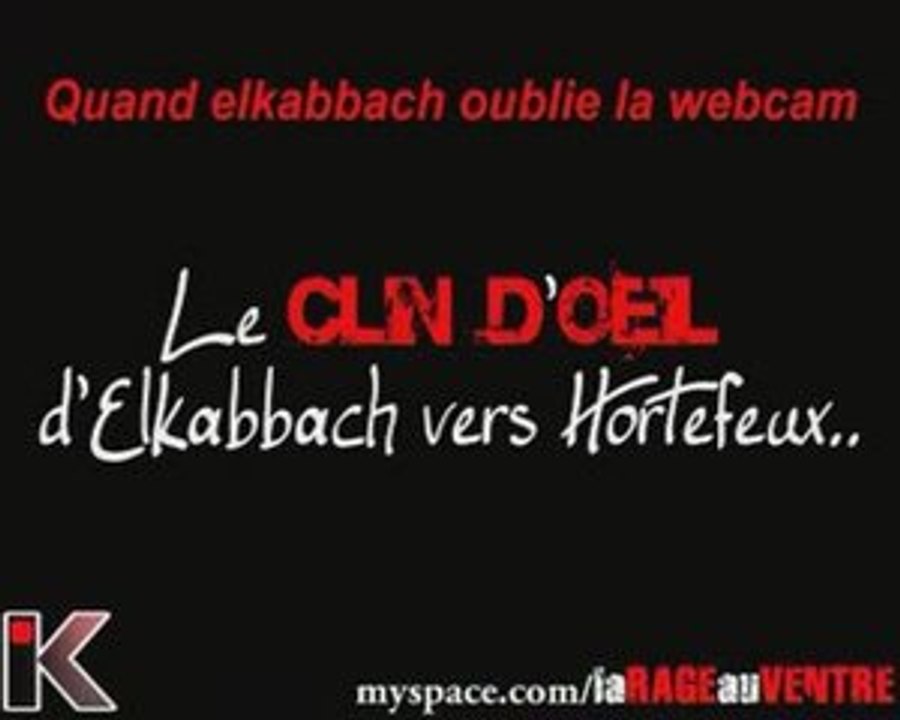 Elkabbach oublie la webcam : clin d'oeil vers hortefeux