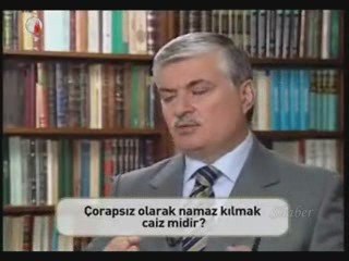 Namazı çorapsız kılmak