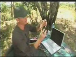 Two male lions kill very tough hyena.