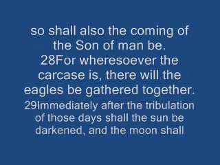 Matthew 24 Jesus predicts disastors