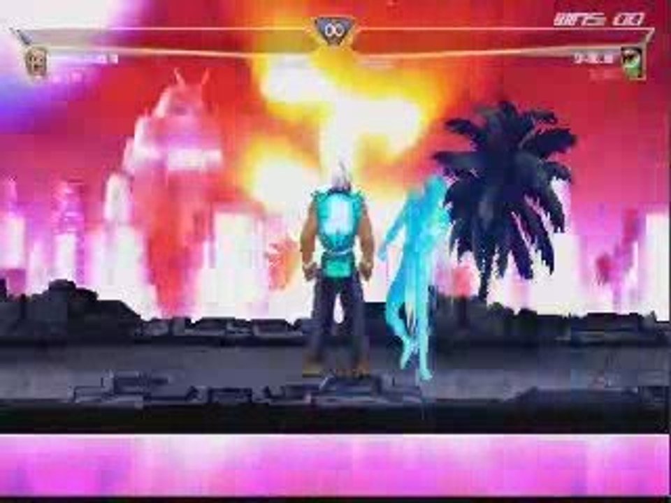 Akuma vs scorpion combat animation