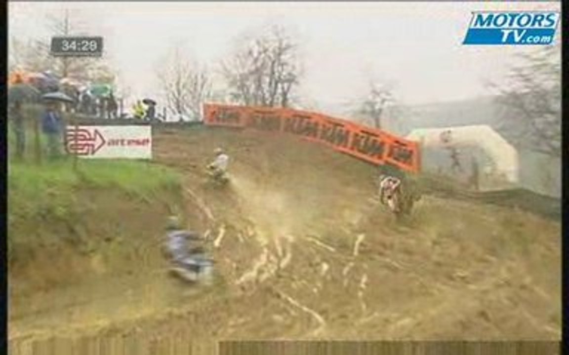 Chutes depart Mondial MX2 2009 Faenza