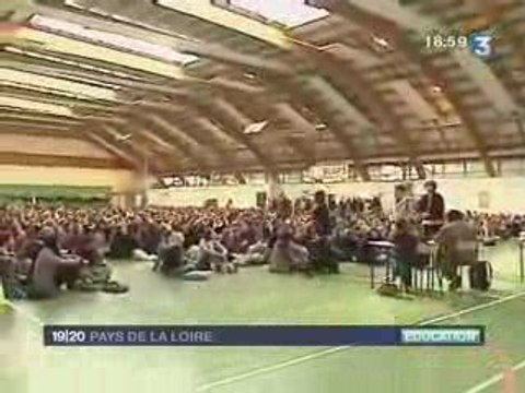 La fin du blocus sur France 3 (31 mars 2009)