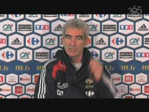 Football365 : Raymond Domenech avant France-Lituanie