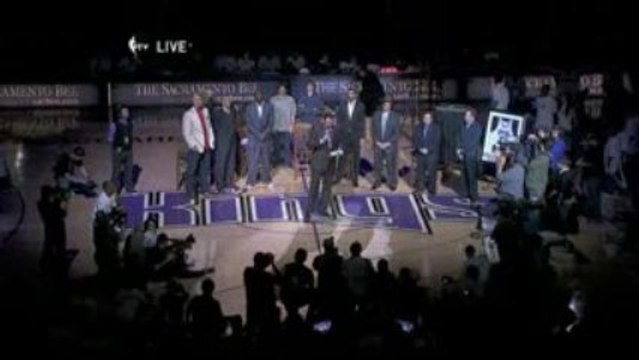 NBA Vlade Divac Jersey Retirement March 31, 2009