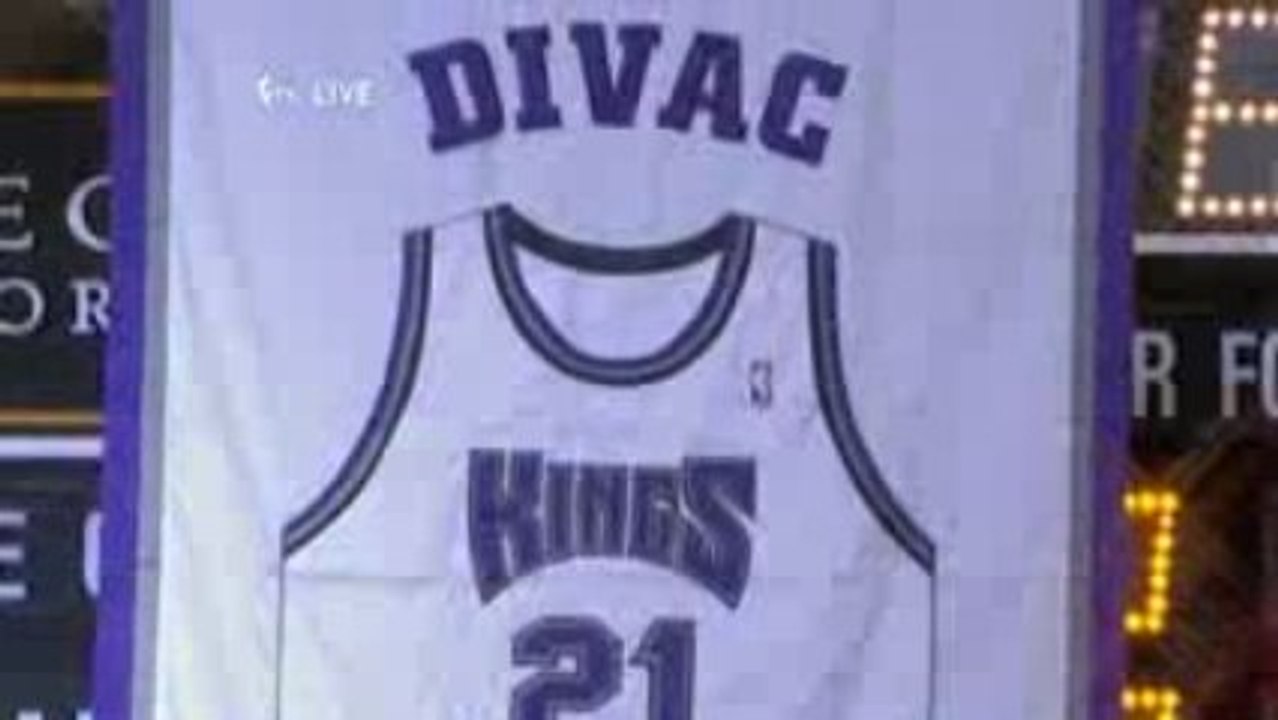 NBA Vlade Divac is the 9th King player to have his jersey re