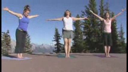Mountain Top Yoga in Banff - Alberta, Canada