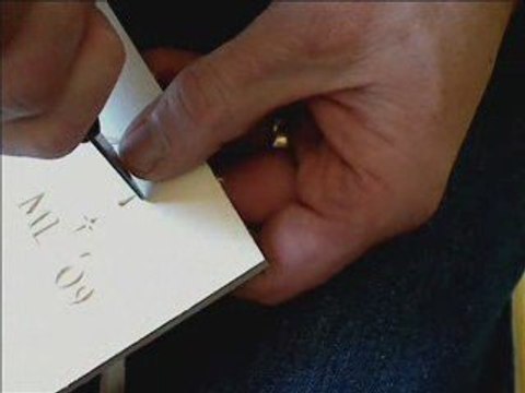 My Chip Carving 120 - Stab Knife: Use & Sharpening