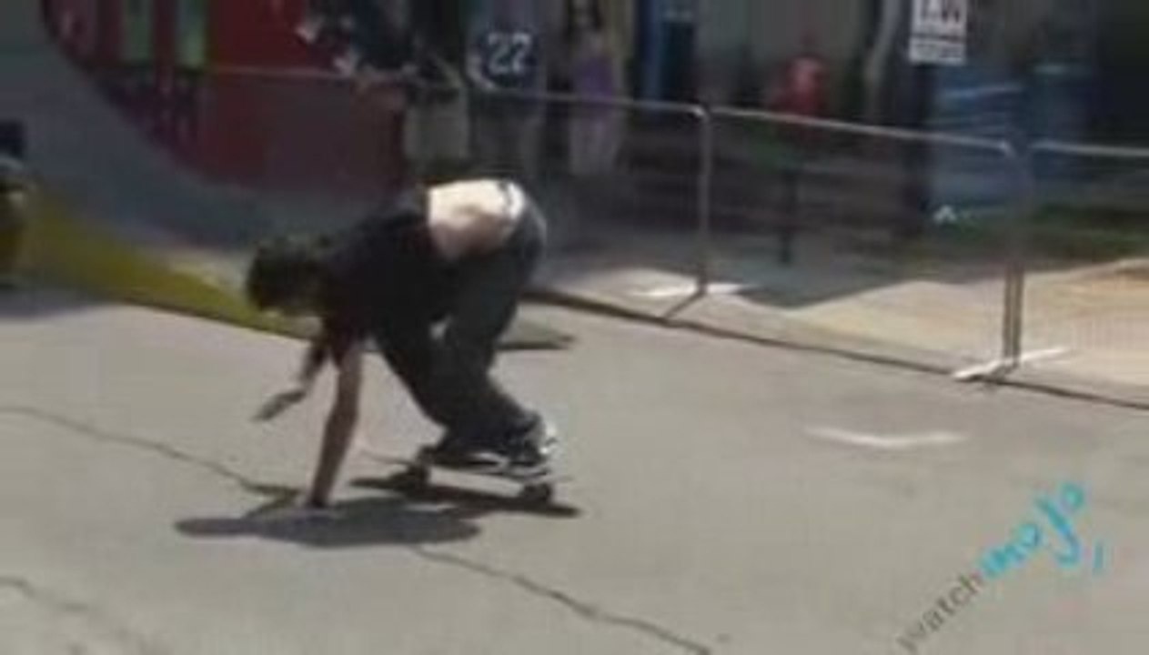 Flatland BMX vs. Skateboarding - Street Tricks