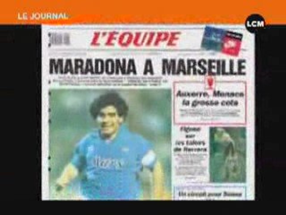 Maradona à l'OM : retour sur un mirage 20 ans après