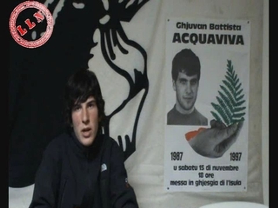Intervista di Francescu Santoni Porta voce di l'ALC Aiacciu