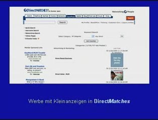 DirectMatches – Make Money Online– Geld verdienen