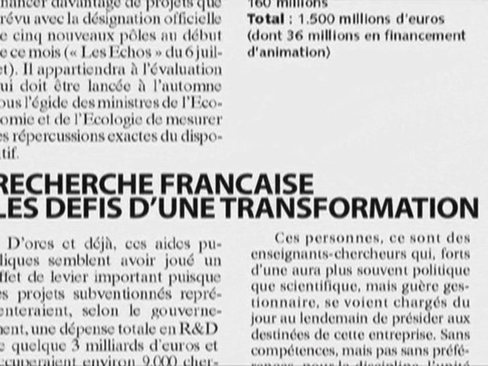 Recherche Française, les défis d'une transformation - Teaser