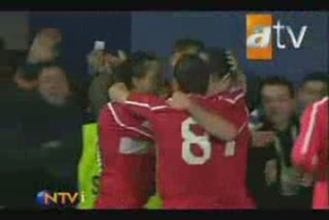 2010 Dünya Kupasi Eleme Maçlari 5.Grup-Türkiye 1-2 Ispanya