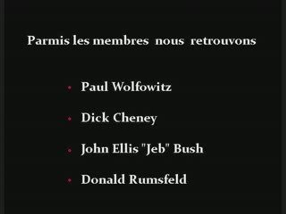 Rapport du PNAC