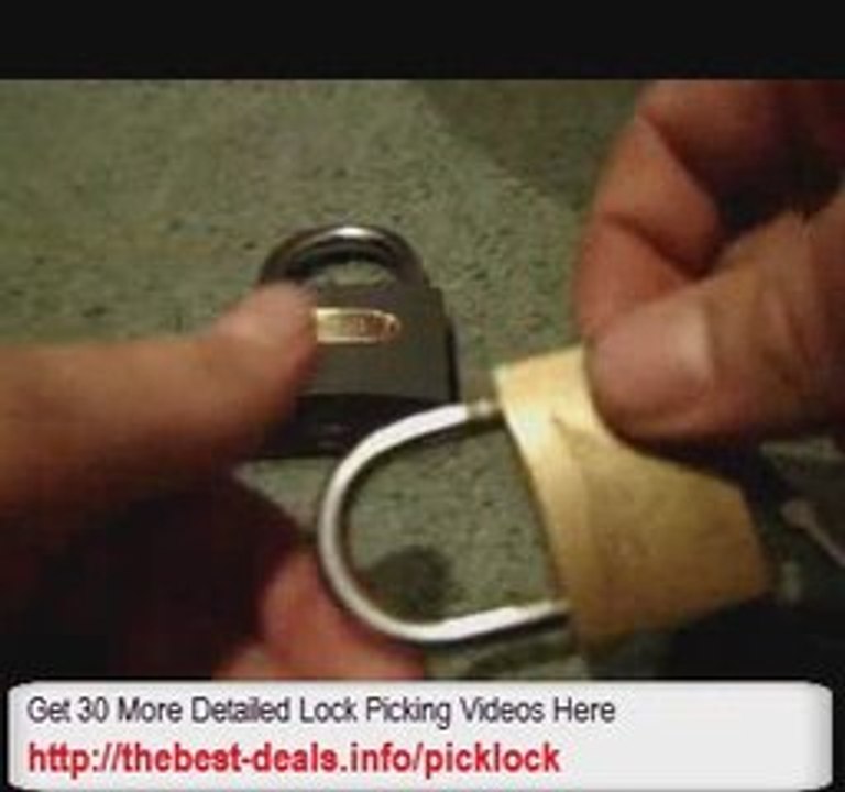 How to Pick a Padlock