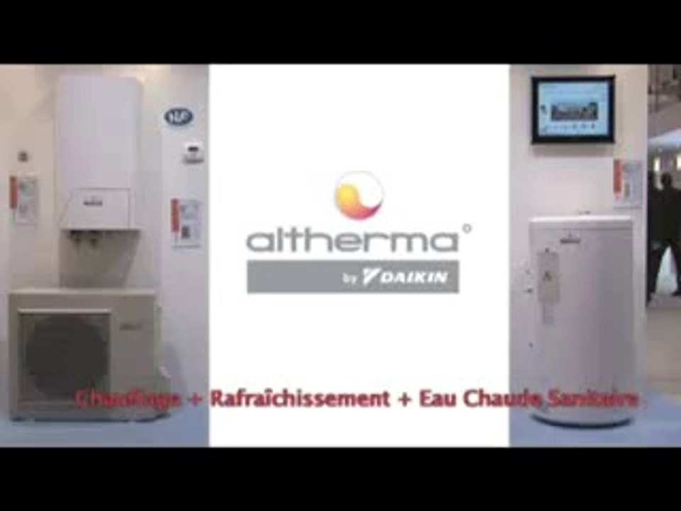 Aérothermie avec la pompe à chaleur "Altherma" de DAIKIN