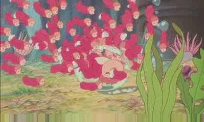 Ponyo sur la falaise