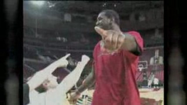 Nba Greg Oden Shot from Half-court