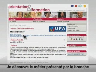 Présentation du portail Orientation-formation