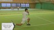 Tennis Training Med Ball Side Lunge