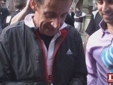Sarkozy fait son jogging à Strasbourg