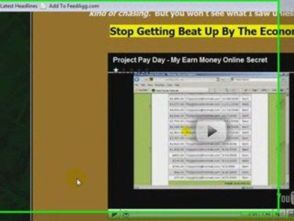 Project Payday - The Secret Method To Fast Cash