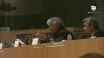 Beppe Grillo al Parlamento Europeo 1 aprile 2009