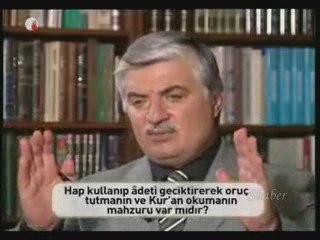 Adet geciktirme hapıyla kuran okumak oruç