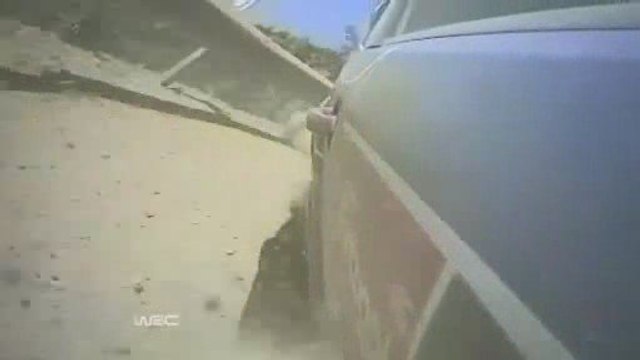 Sortie de route de Jari-Matti Latvala au Rallye du Portugal