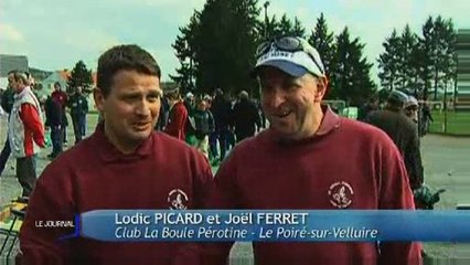 Sport : Demi-finale de pétanque à Pouzauges