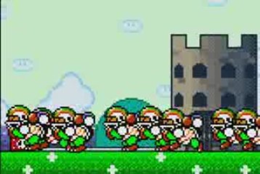 Explosions de chateaux Super mario world