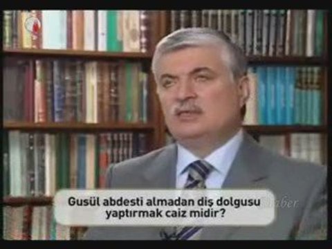 Diş dolgusu için abdest gusül