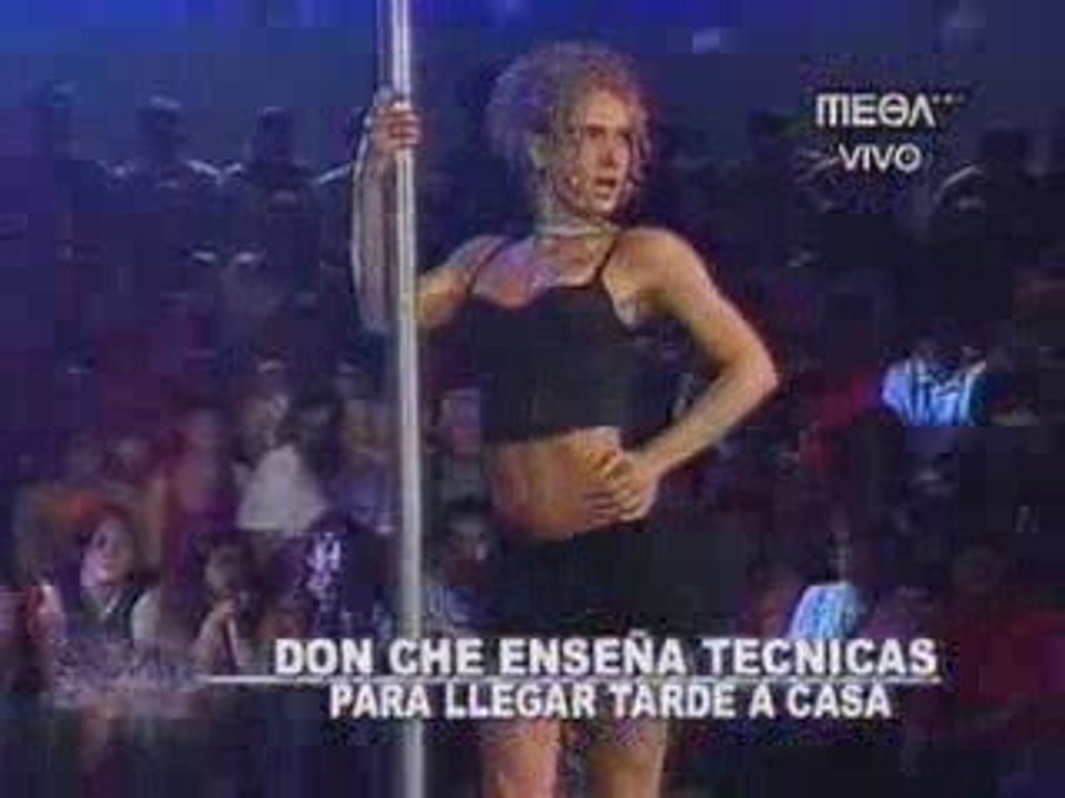 MCC  Fernanda Brass en el baile del caño