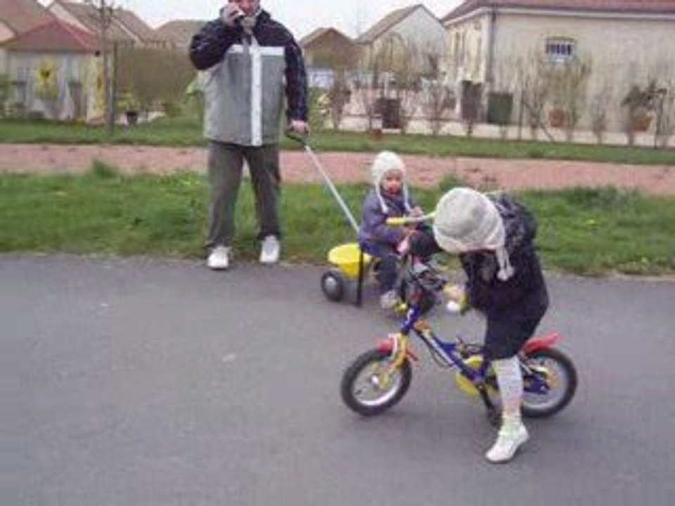 Du vélo sans roulette !!