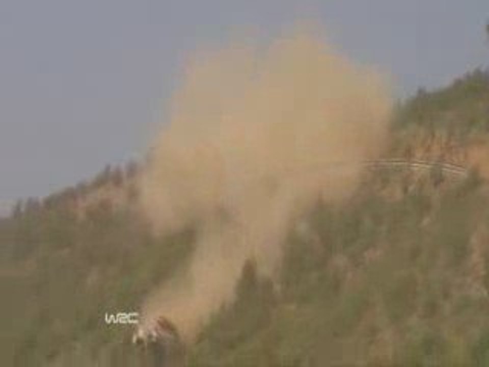 Crash Accident Latvala  Rally Portugal 2009 wrc 17  tonneaux