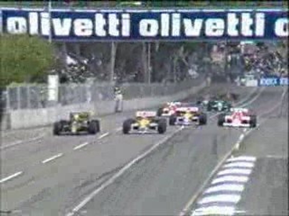 F1 Adelaide 1986 start