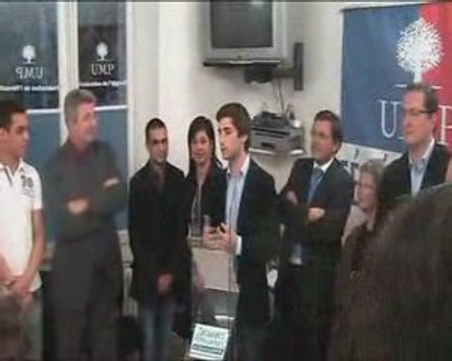 Sophia & Romain - Discours Jeunes UMP et élus - 1er/04