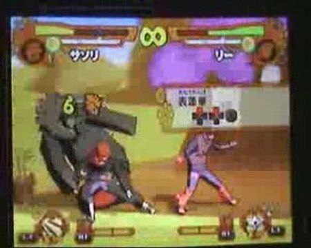naruto accel 2 sasori (jf) vs lee (romain)