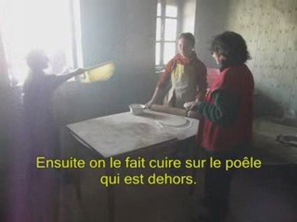 La fabrication du lavash