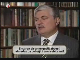 Çocuk emzirirken abdest ve gusül gerekir mi