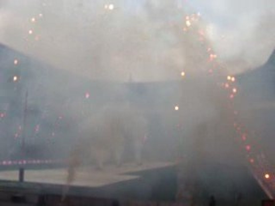 Final feu d'artifice Stade Francais - Clermont